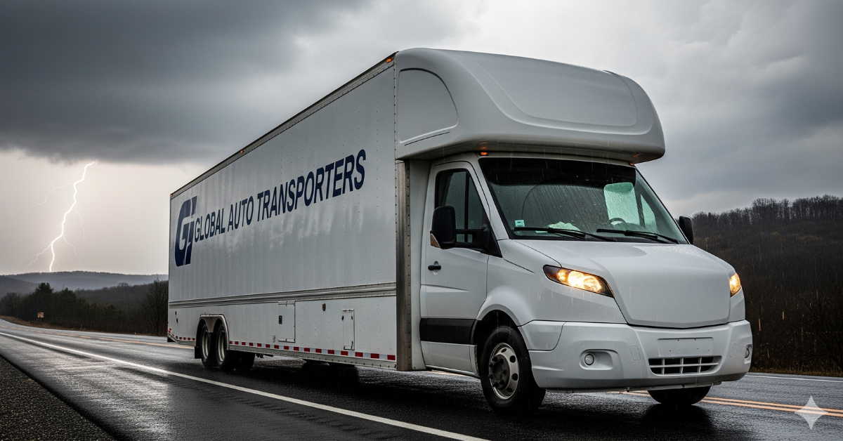 The Impact of Weather Conditions on Auto Transport 🌦️🚗 blog post image