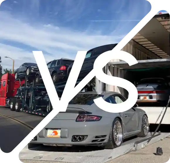 Open vs Enclosed illustration