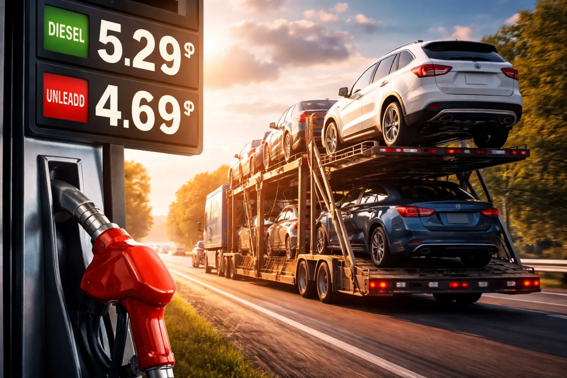 How Fuel Surcharge in Car Shipping Instantly Changes Transport Rates blog post image