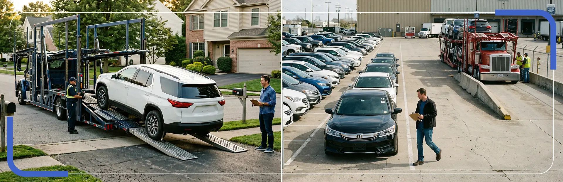 How Door-to-Door Car Shipping Differs from Terminal Transport blog post image