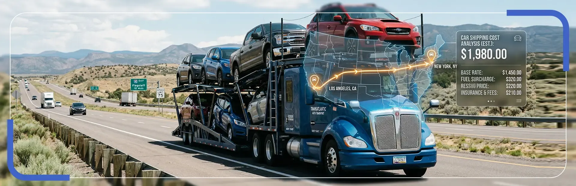 Average Rates for How Much It Costs to Ship a Car Across States blog post image