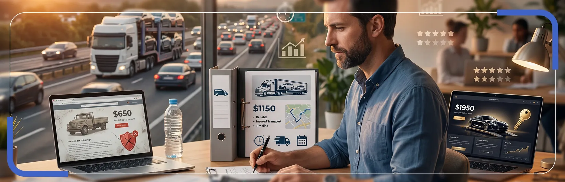 How to Compare Cheap Car Shipping Quotes Effectively blog post image